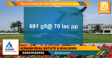Residential Plot for Sale in Bahria Orchard, Lahore - (BP-88390)