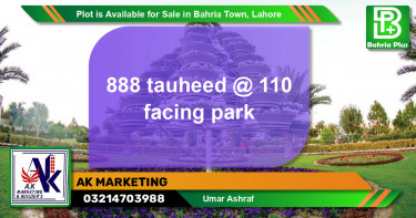Residential Plot for Sale in Bahria Town, Lahore - (BP-88416)