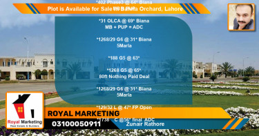 Residential Plot for Sale in Bahria Orchard, Lahore - (BP-88437)