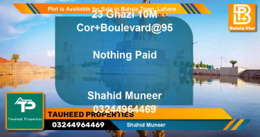 Residential Plot for Sale in Bahria Town, Lahore - (BP-88439)