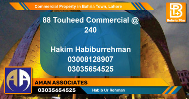 Commercial Property for Sale in Bahria Town, Lahore - (BP-88461)