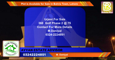 Residential Plot for Sale in Bahria Town, Lahore - (BP-88478)