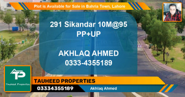 Residential Plot for Sale in Bahria Town, Lahore - (BP-88490)