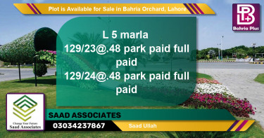 Residential Plot for Sale in Bahria Orchard, Lahore - (BP-88515)