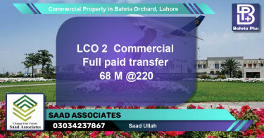 Commercial Property for Sale in Bahria Orchard, Lahore - (BP-88516)