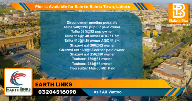 Residential Plot for Sale in Bahria Town, Lahore - (BP-88520)