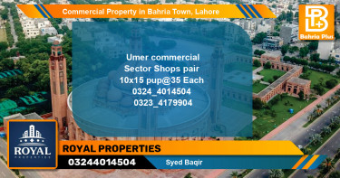 Commercial Property for Sale in Bahria Town, Lahore - (BP-88569)