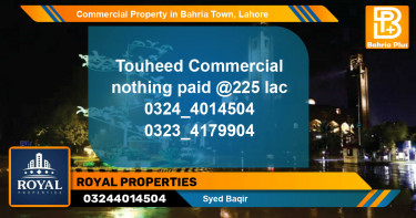 Commercial Property for Sale in Bahria Town, Lahore - (BP-88572)