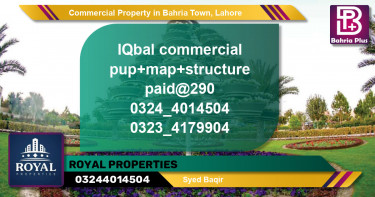 Commercial Property for Sale in Bahria Town, Lahore - (BP-88573)