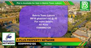 Residential Plot for Sale in Bahria Town, Lahore - (BP-88579)