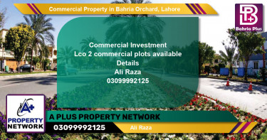 Commercial Property for Sale in Bahria Orchard, Lahore - (BP-88585)