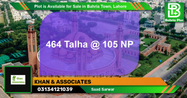 Residential Plot for Sale in Bahria Town, Lahore - (BP-88607)
