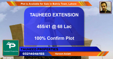 Residential Plot for Sale in Bahria Town, Lahore - (BP-88751)