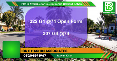 Residential Plot for Sale in Bahria Orchard, Lahore - (BP-88767)