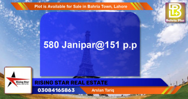 Residential Plot for Sale in Bahria Town, Lahore - (BP-88804)