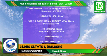 Residential Plot for Sale in Bahria Town, Lahore - (BP-88949)