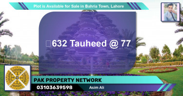 Residential Plot for Sale in Bahria Town, Lahore - (BP-89025)