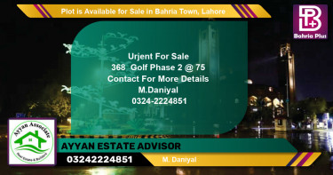 Residential Plot for Sale in Bahria Town, Lahore - (BP-89064)