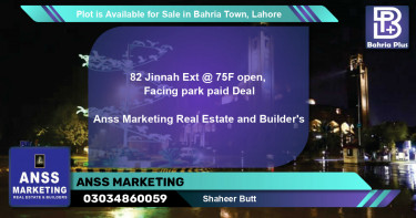 Residential Plot for Sale in Bahria Town, Lahore - (BP-89161)