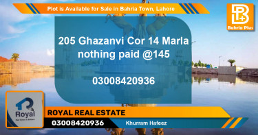 Residential Plot for Sale in Bahria Town, Lahore - (BP-89164)