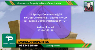 Commercial Property for Sale in Bahria Town, Lahore - (BP-89184)