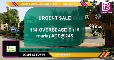 Residential Plot for Sale in Bahria Town, Lahore - (BP-89247)