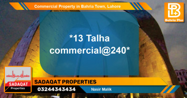 Commercial Property for Sale in Bahria Town, Lahore - (BP-89280)