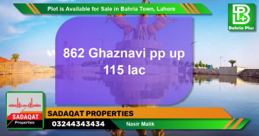 Residential Plot for Sale in Bahria Town, Lahore - (BP-89282)