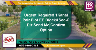 Residential Plot for Sale in Bahria Town, Lahore - (BP-89345)