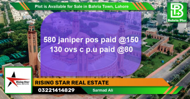 Residential Plot for Sale in Bahria Town, Lahore - (BP-89361)