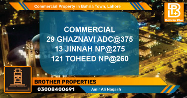 Commercial Property for Sale in Bahria Town, Lahore - (BP-89364)