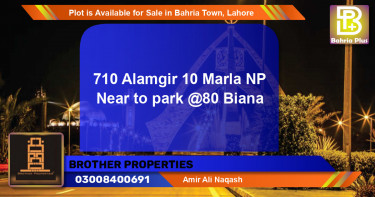 Residential Plot for Sale in Bahria Town, Lahore - (BP-89365)
