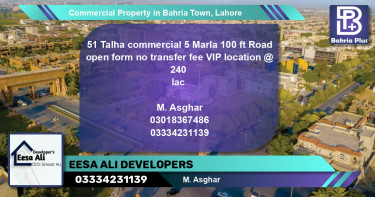 Commercial Property for Sale in Bahria Town, Lahore - (BP-89388)
