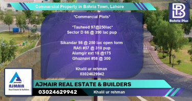 Commercial Property for Sale in Bahria Town, Lahore - (BP-89402)