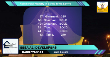 Commercial Property for Sale in Bahria Town, Lahore - (BP-89404)