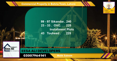 Commercial Property for Sale in Bahria Town, Lahore - (BP-89405)