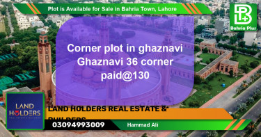 Residential Plot for Sale in Bahria Town, Lahore - (BP-89488)