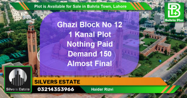 Residential Plot for Sale in Bahria Town, Lahore - (BP-89523)