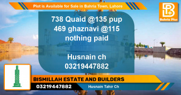 Residential Plot for Sale in Bahria Town, Lahore - (BP-89589)