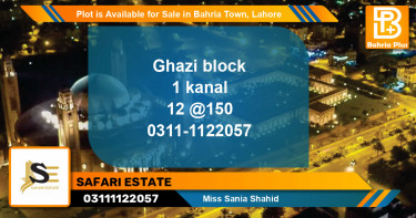 Residential Plot for Sale in Bahria Town, Lahore - (BP-89635)