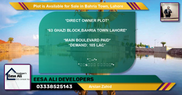 Residential Plot for Sale in Bahria Town, Lahore - (BP-89761)