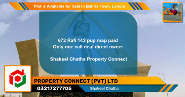 Residential Plot for Sale in Bahria Town, Lahore - (BP-89806)
