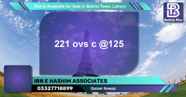 Residential Plot for Sale in Bahria Town, Lahore - (BP-89816)
