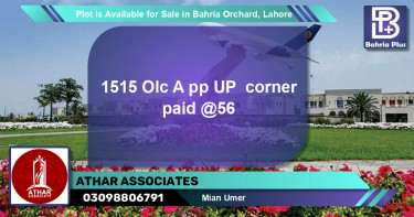 Residential Plot for Sale in Bahria Orchard, Lahore - (BP-89881)