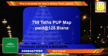 Residential Plot for Sale in Bahria Town, Lahore - (BP-89898)