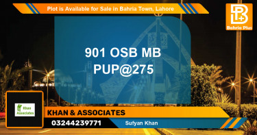 Residential Plot for Sale in Bahria Town, Lahore - (BP-89916)