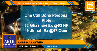 Residential Plot for Sale in Bahria Town, Lahore - (BP-90022)