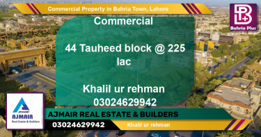 Commercial Property for Sale in Bahria Town, Lahore - (BP-90054)