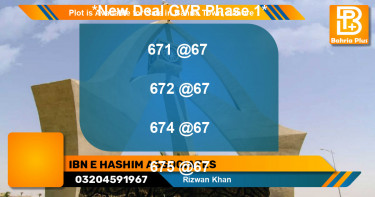 Residential Plot for Sale in Bahria Town, Lahore - (BP-90064)