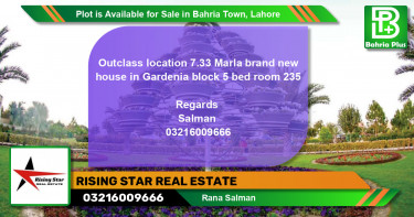 Residential Plot for Sale in Bahria Town, Lahore - (BP-90084)